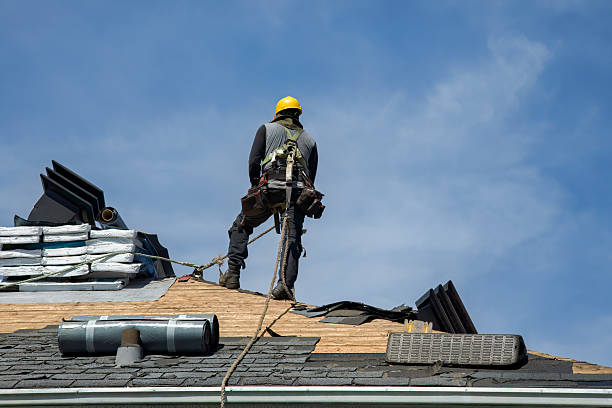 Professional Gutter Installation technician working in Dry Run, OH